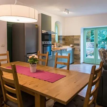 Viletta With Pool, Waterfall, Privacy, Large Garden - By Traveler Tourist Agency Krk - Id 2212 Feriehus